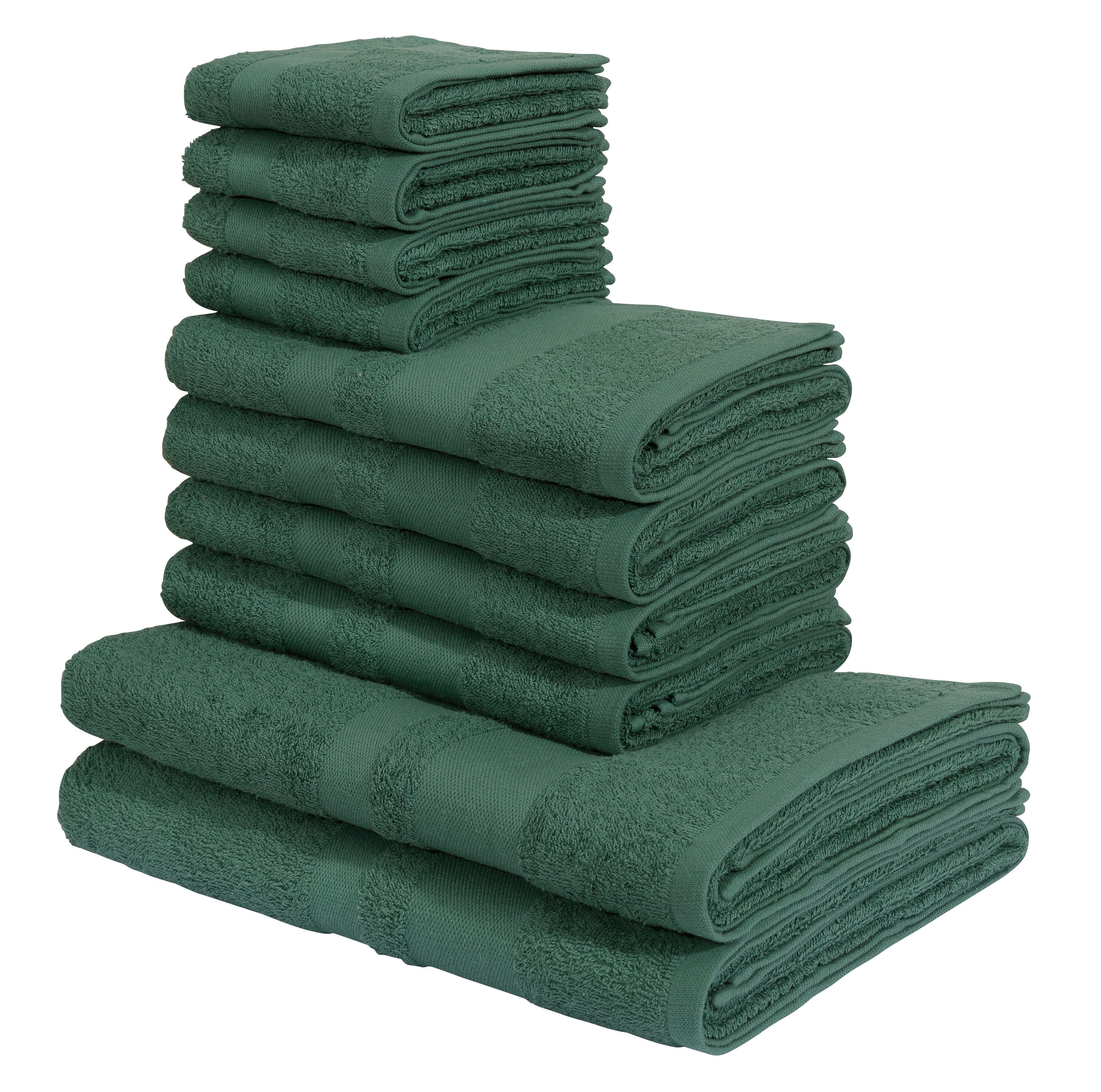 my home Handtuch Set Vanessa, 10-tlg Handtuch-Set, in Standard- und Premium günstig online kaufen
