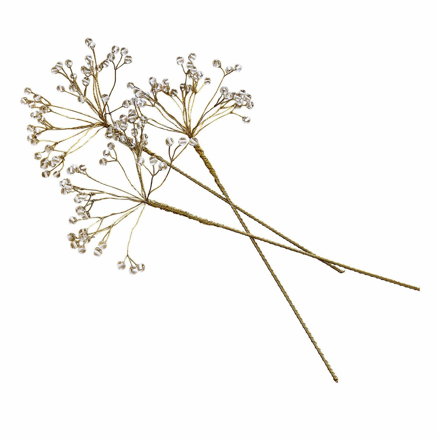 Dekoobjekt Deko-Stecker 3er Set Nimweth gold