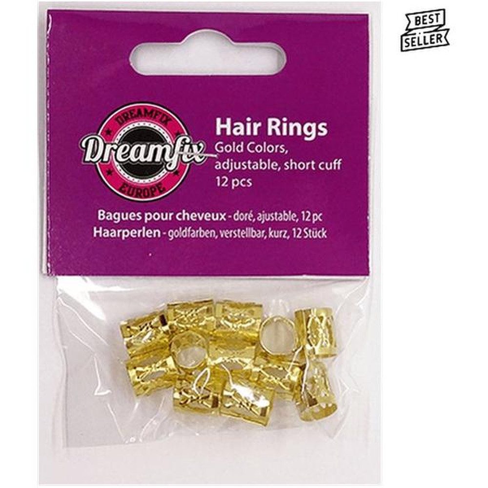 - CONTRAER - Haarnadeln Bagues Pour Cheveux Hair Ring Gold 12Pcs (10g), 12- günstig online kaufen
