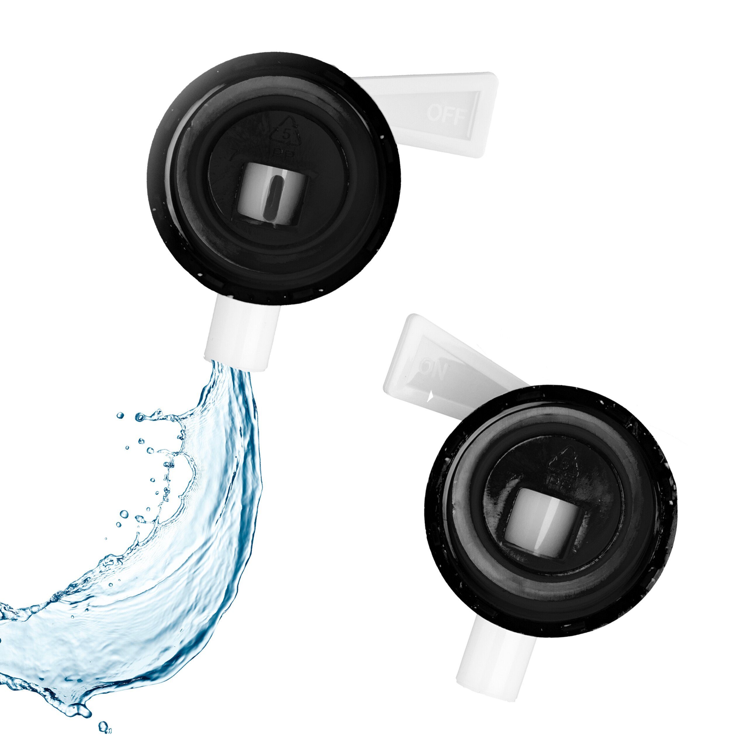 relaxdays Kanister Faltbarer Wasserkanister im 4er Set, 5 Liter