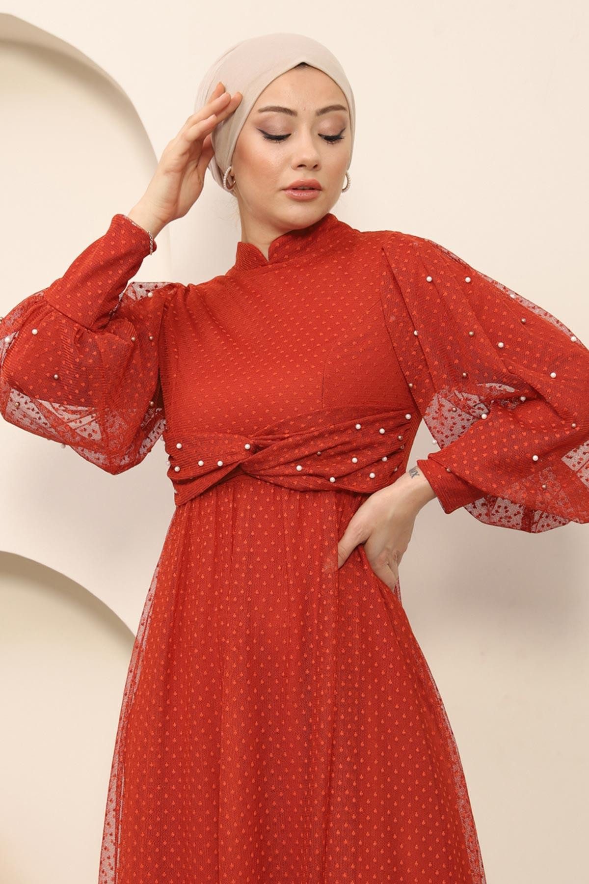 MODAMİHRAM Abendkleid KleidInci Detailliertes Tüllabendkleid günstig online kaufen