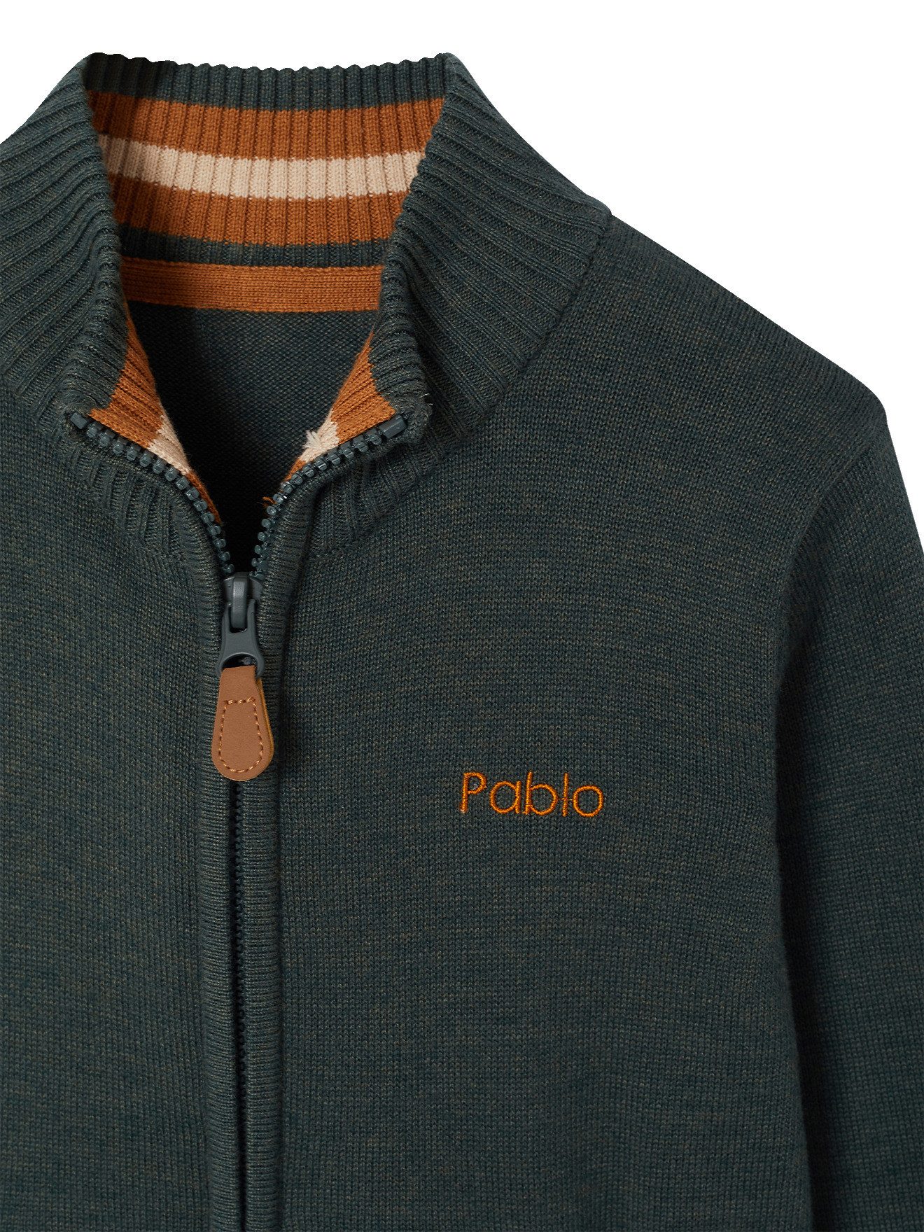vertbaudet Cardigan Jungen Cardigan, Stehkragen