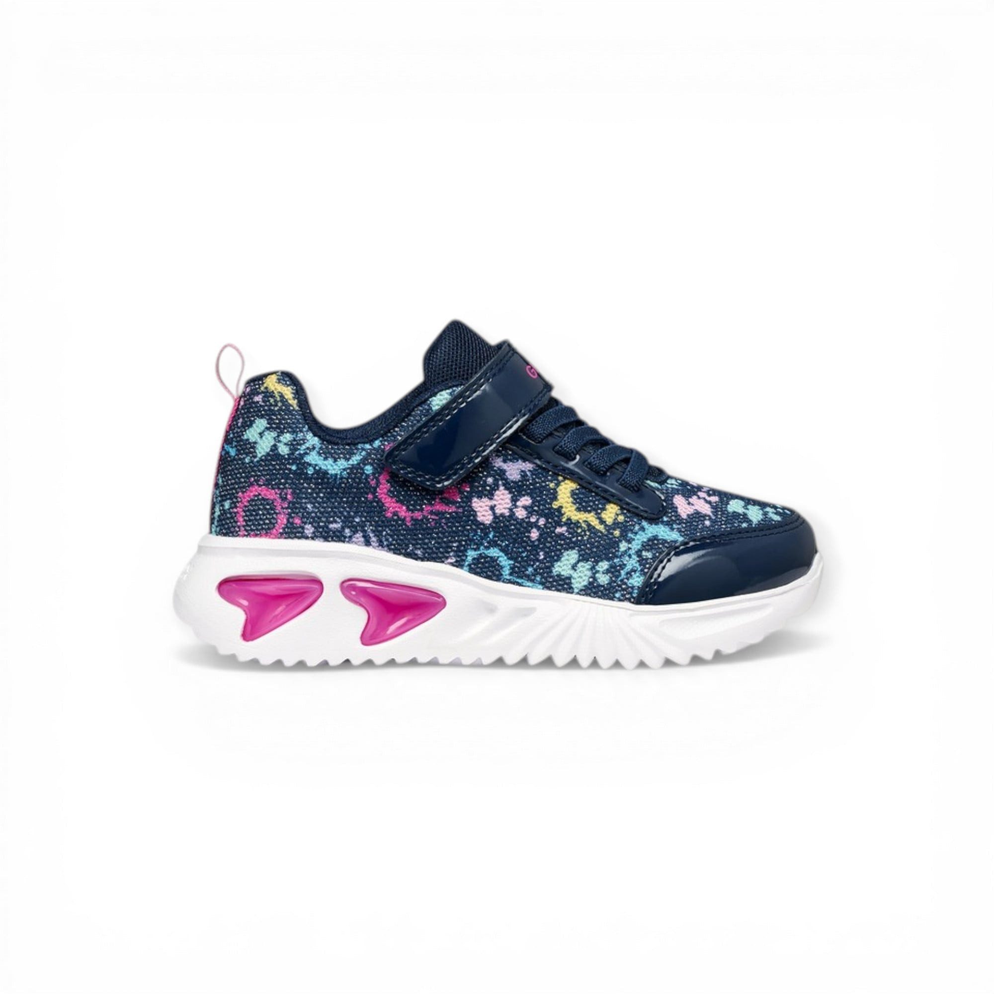 Geox Assister dunkelblau/bunt Kleinkinder Mädchen Sneaker
