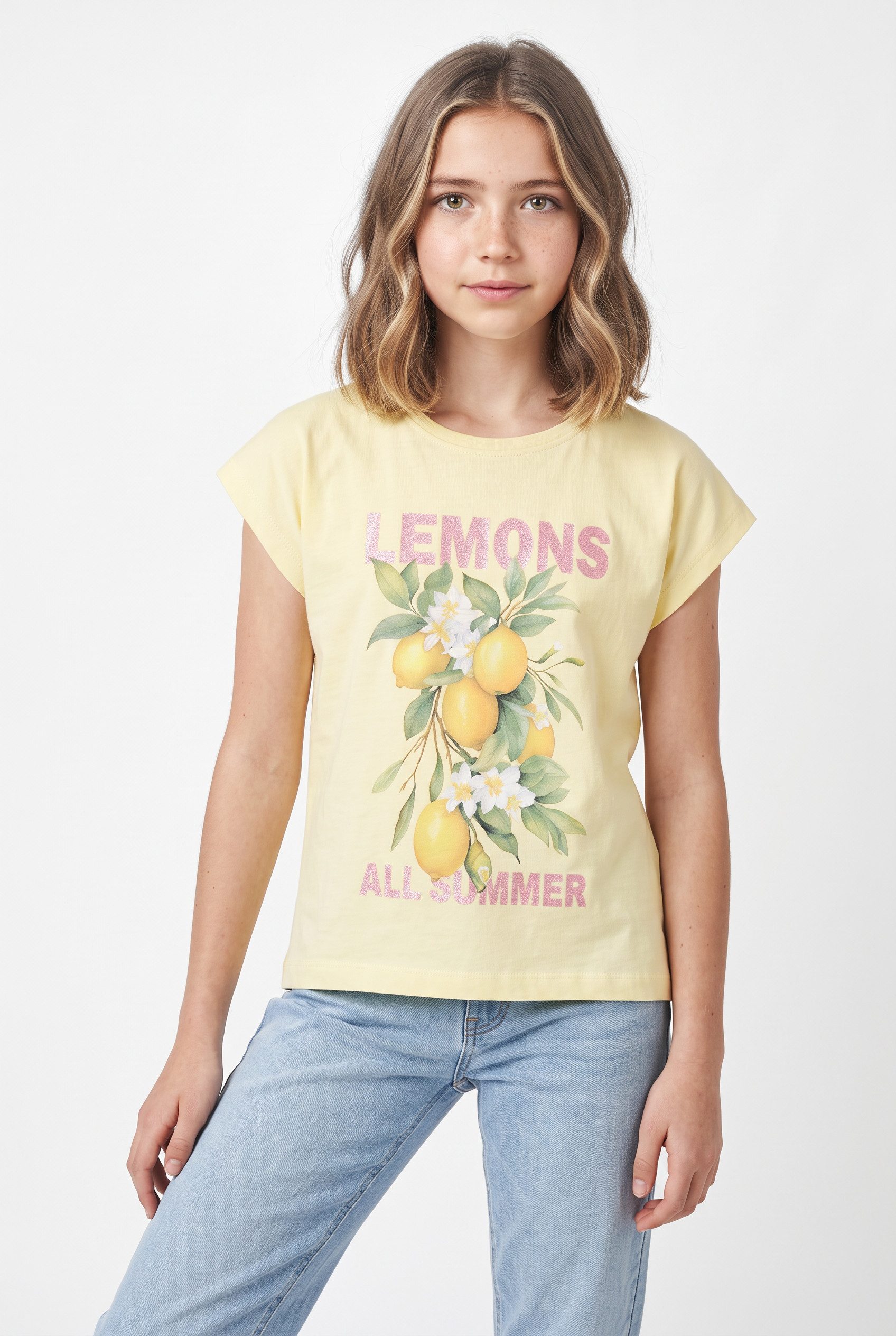 Name It T-Shirt NKFVOTIA 2P CAPSL TOP (Packung, 2-tlg) Baumwolle, loose fit – Bild 2 von 5