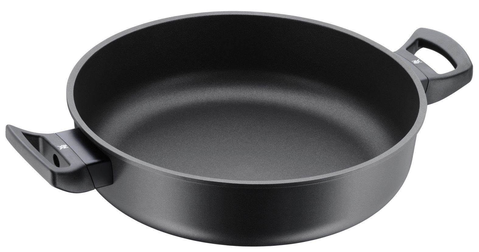 WMF Schmorpfanne PermaDur Excellent, Aluminium (1-tlg., 1x Schmor-/ Servierpfanne beschichtet 28 cm (Höhe 7,0 cm), - optimal für Herdplatten mit Ø 22 cm