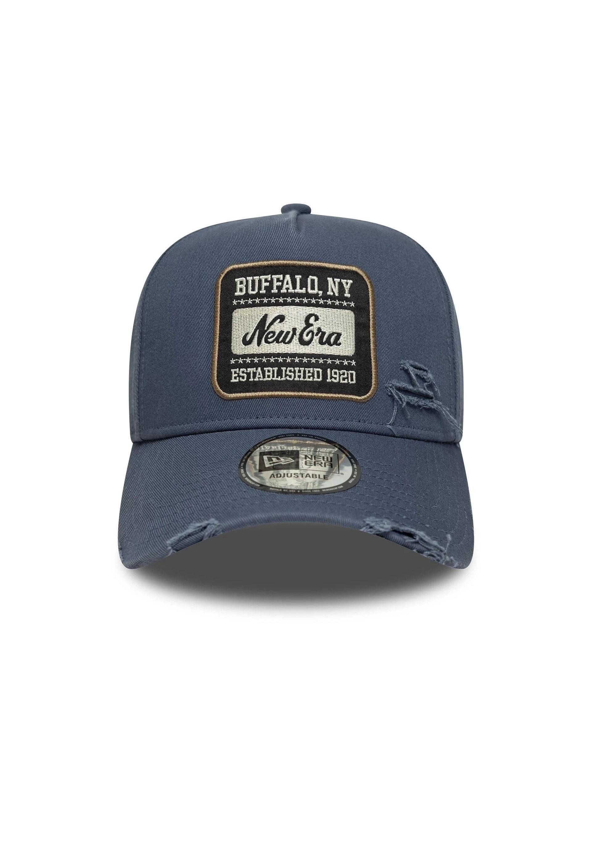 New Era Baseball Cap New Era Patch Distressed 9Forty E-Frame Cap Dunkelblau (1-St)