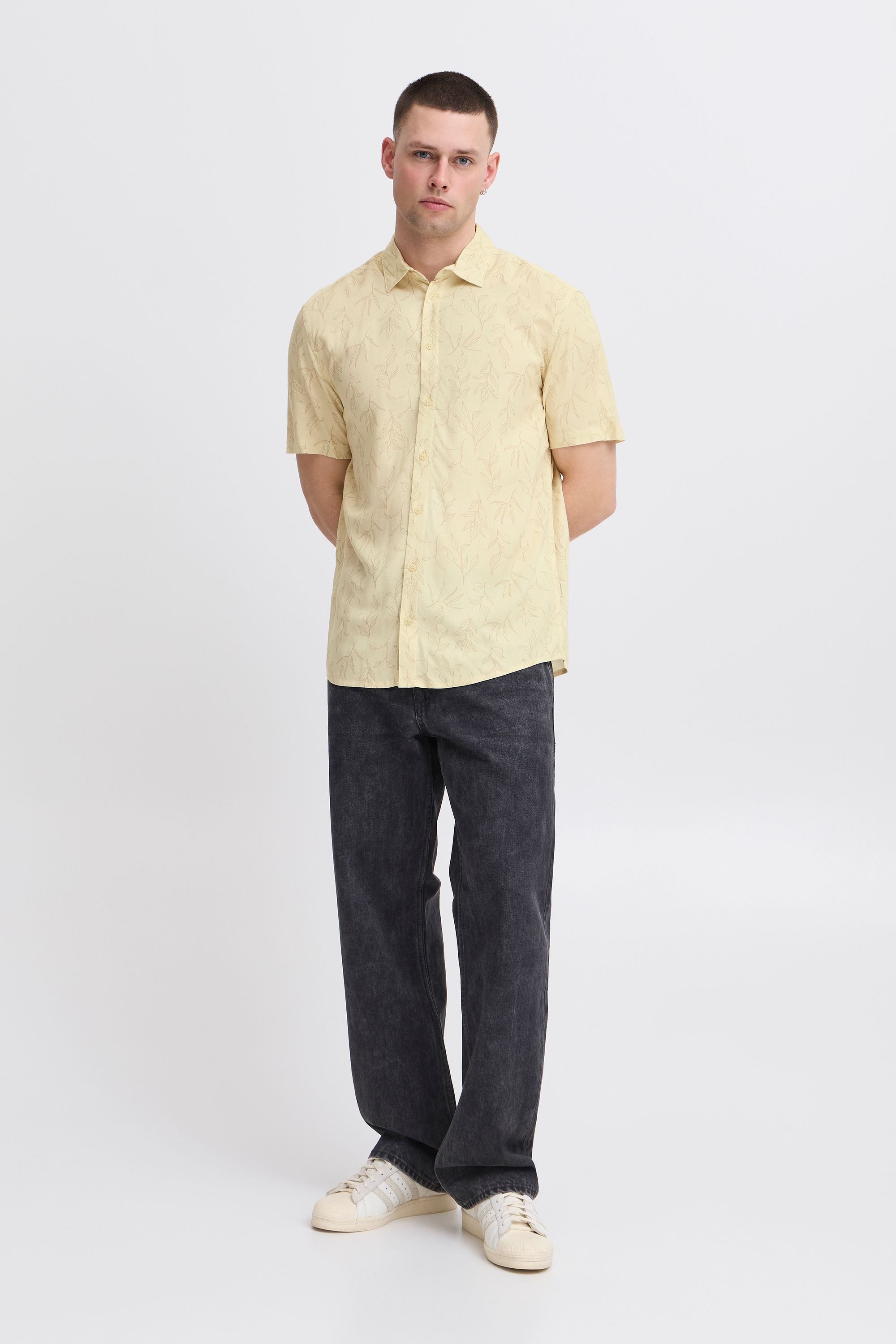 Blend Kurzarmhemd BHace Shirt Lässiges Kurzarmhemd mit Print