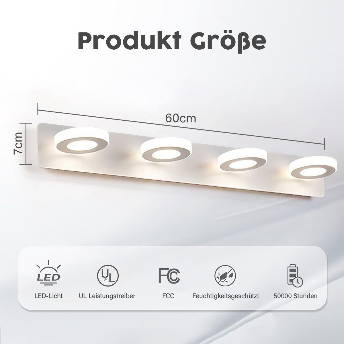 ZEUOPQ LED Wandstrahler Spiegelleuchten LED Badezimmer günstig online kaufen