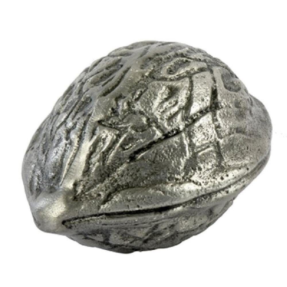 Lambert Weihnachtsbaumkugel Dekorationsobjekt Walnuss Cervello Silber (9cm)