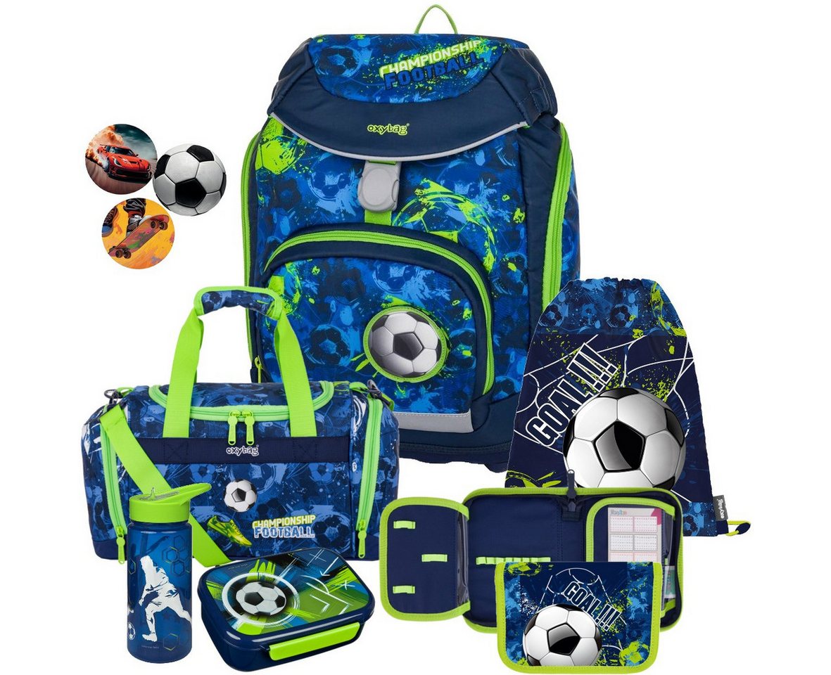 OXYBAG Schulranzen 1.Klasse Jungen in unterschiedlichen Sets (7-tlg)