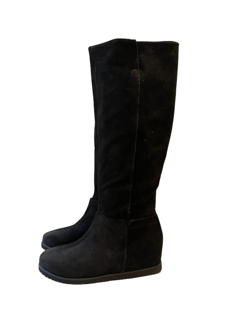 BZNA Tosca Blu Oslo Wildlederstiefel Silber Details Winterstiefel Stiefel Keilstiefel