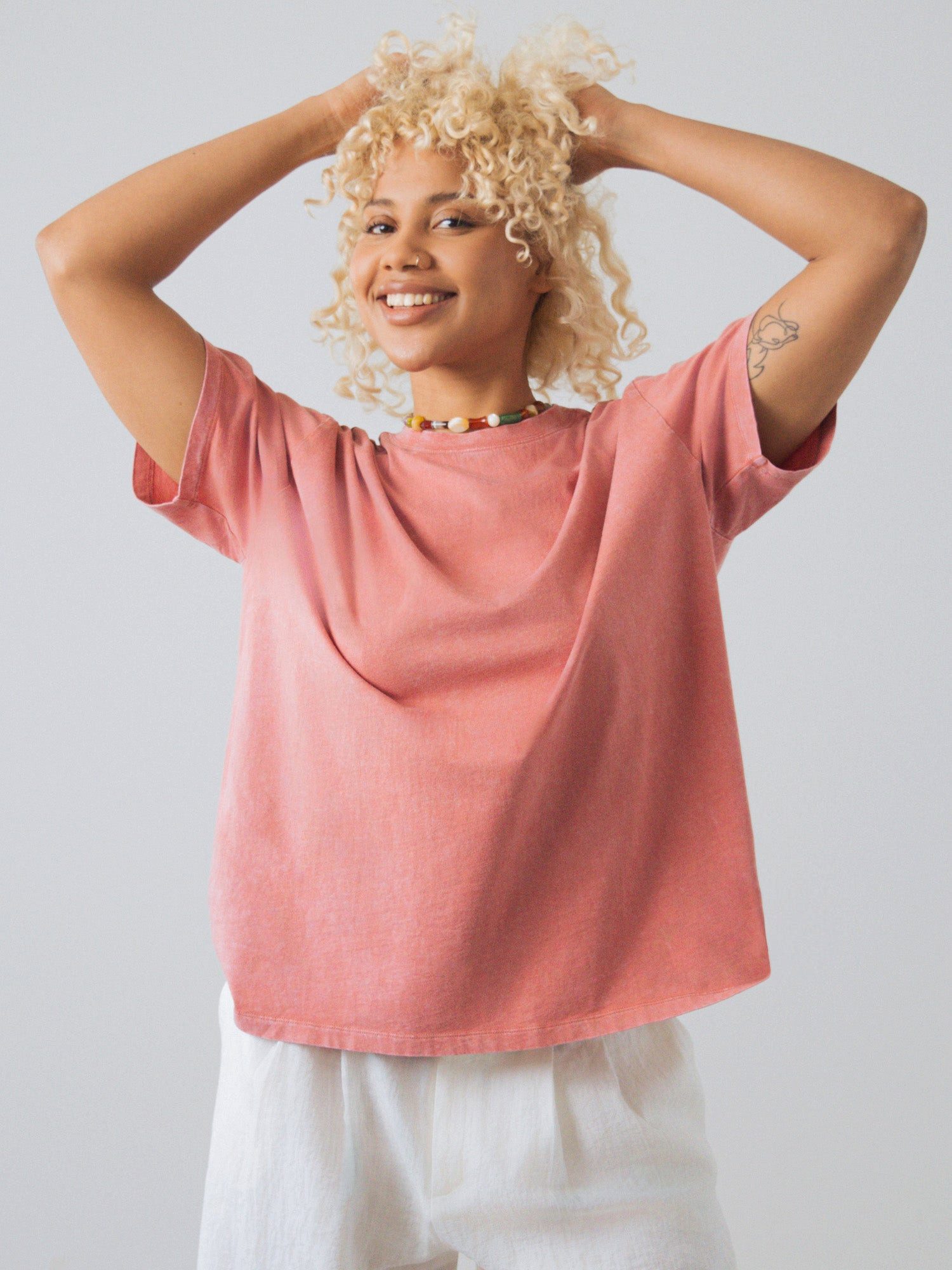 HONEST BASICS T-Shirt Oversized aus Bio- und recycelter Baumwolle