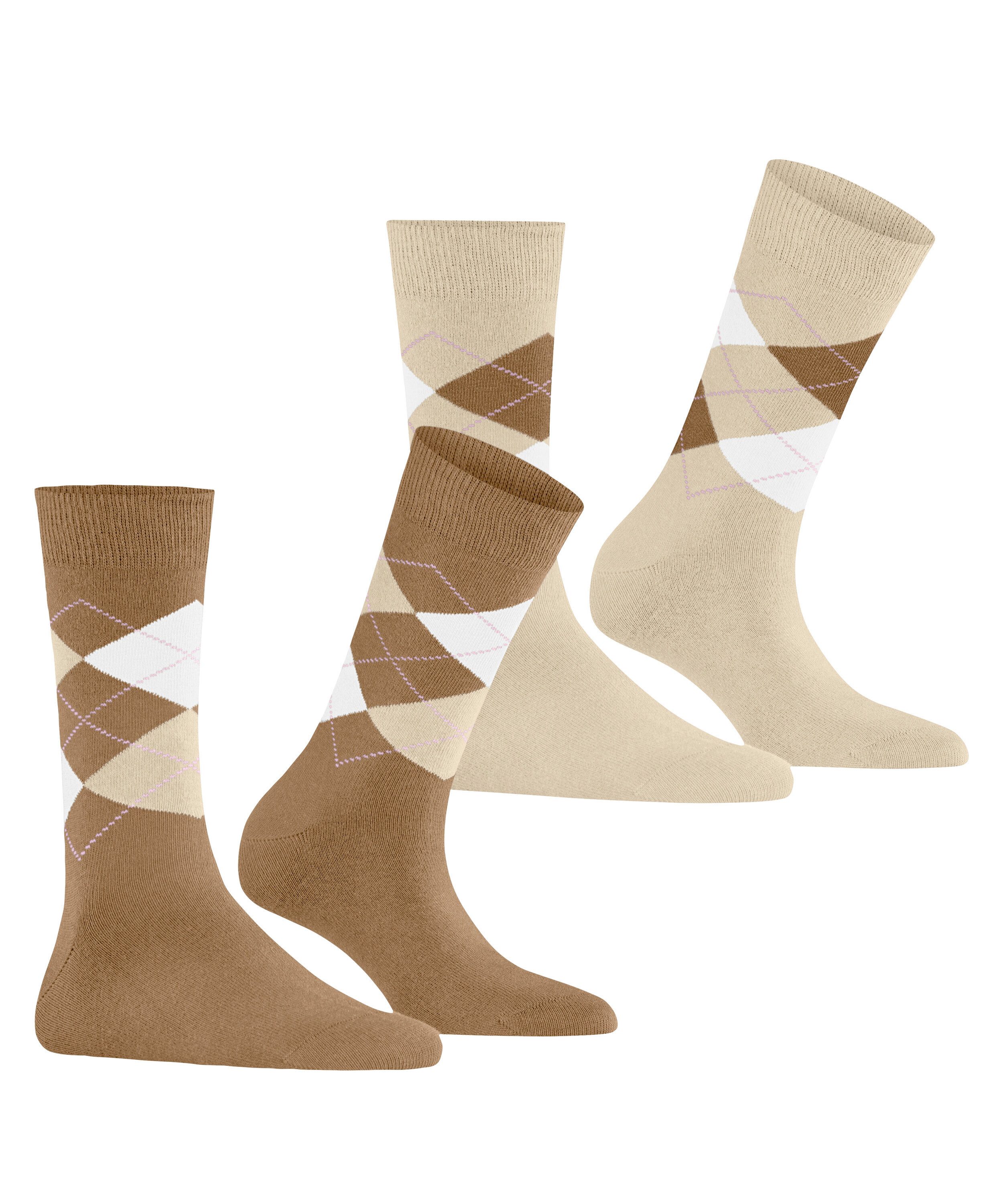 Burlington Socken Burlington Everyday Argyle Damen (2-Paar)