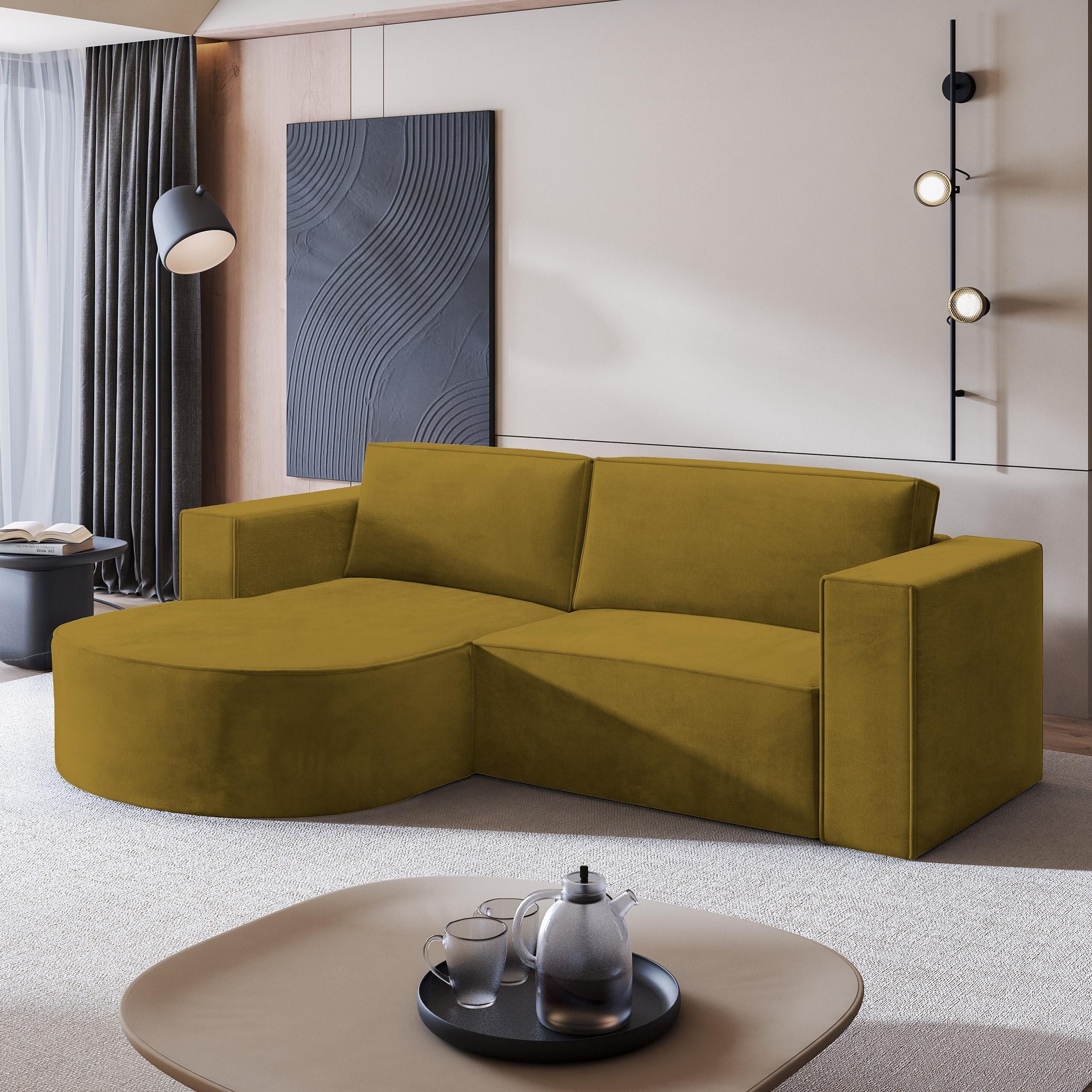 Masseno Ecksofa SORELA mit Schlaffunktion L-Form, günstig online kaufen