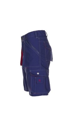 Planam Shorts Shorts Basalt marine/rot Größe S (1-tlg)