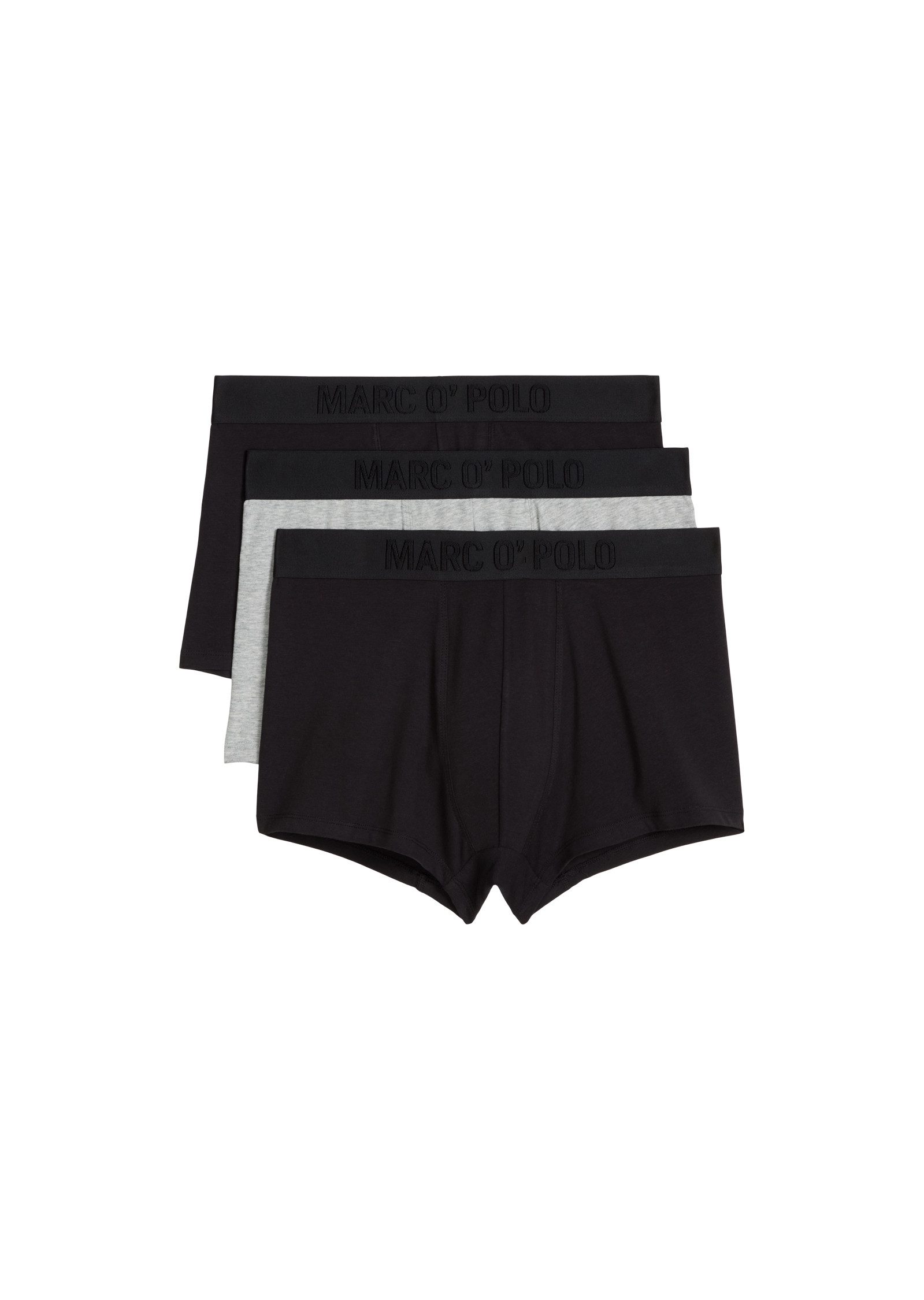 Marc O'Polo Trunk Essentials (3er Pack) ohne Eingriff, mit tonalem Logoschriftzug