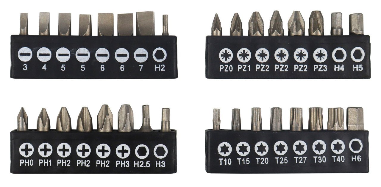 Thumbnail - Trend Line Bit-Set TrendLine Bohrer-Bit-Set im Kunststoffkoffer