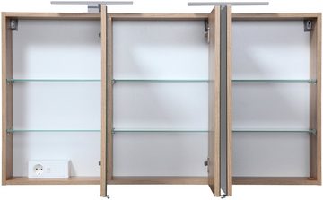 HELD MÖBEL Spiegelschrank Malibu Breite 120 cm, mit Spiegeltüren und Softclose-Funktion