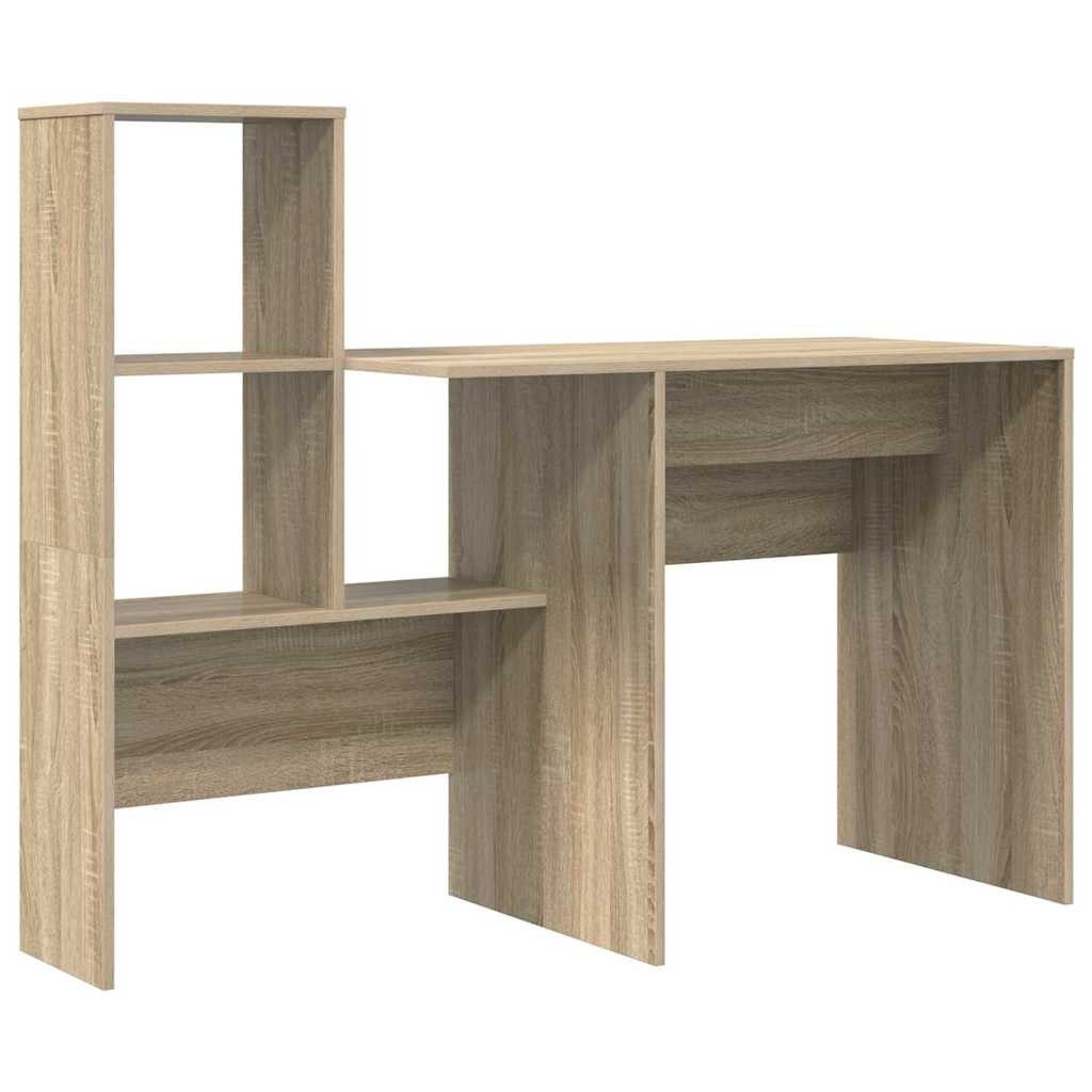 vidaXL Schreibtisch Schreibtisch Sonoma-Eiche 131,5 x 50 x 106,5 cm Holzwer günstig online kaufen
