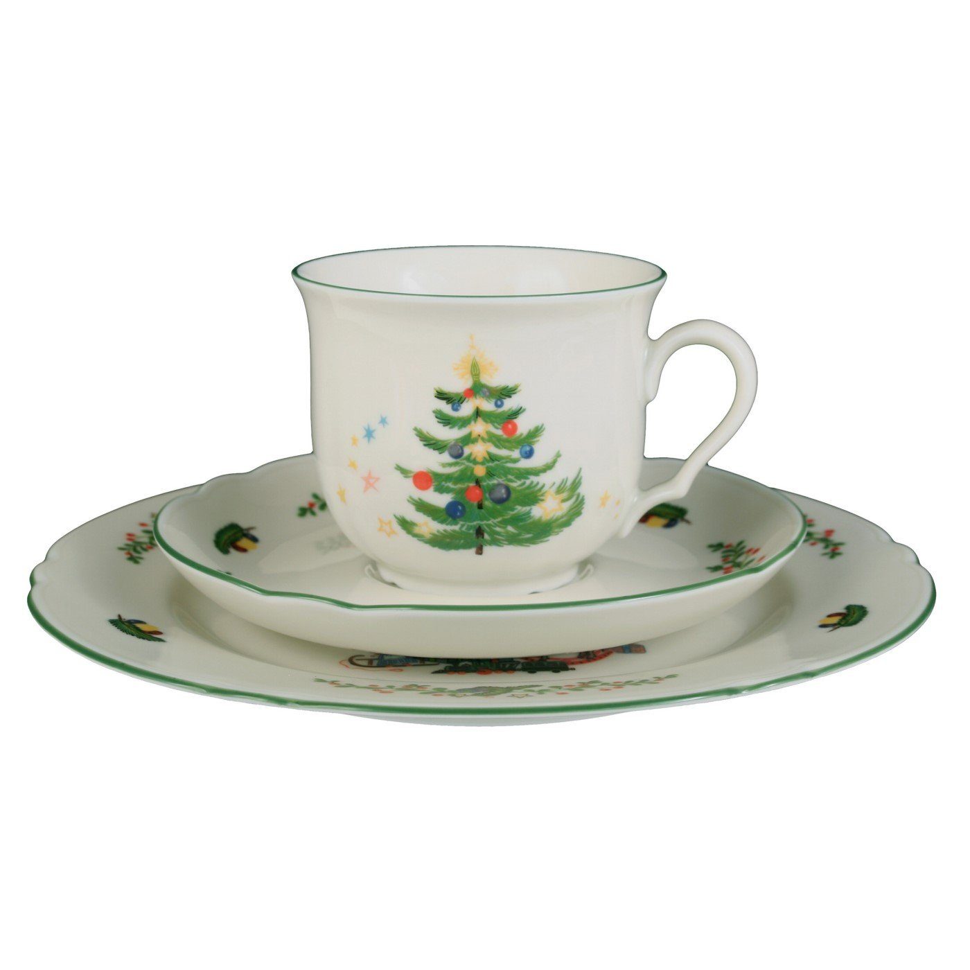 Seltmann Weiden Kaffeeservice Kaffeegedeck 3tlg. Marieluise Weihnachten