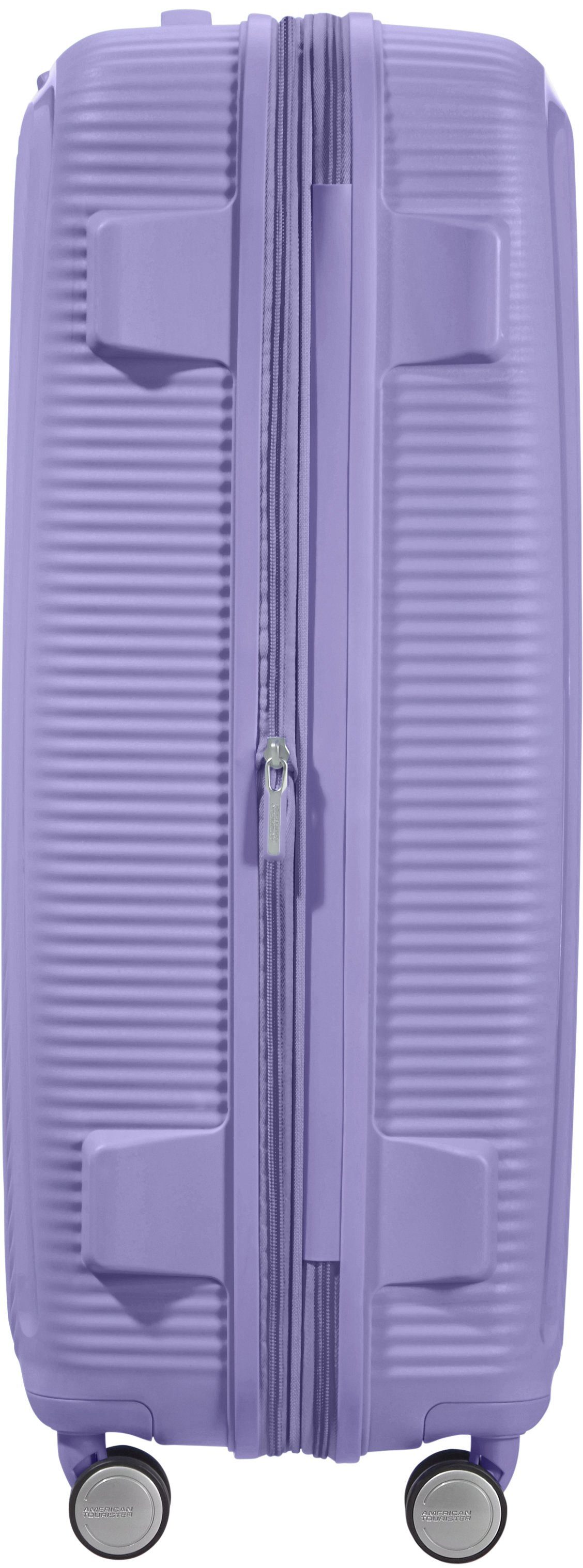American Tourister® Hartschalen-Trolley Soundbox, 77 cm, Volumenerweiterung Lavender mit 4 Rollen