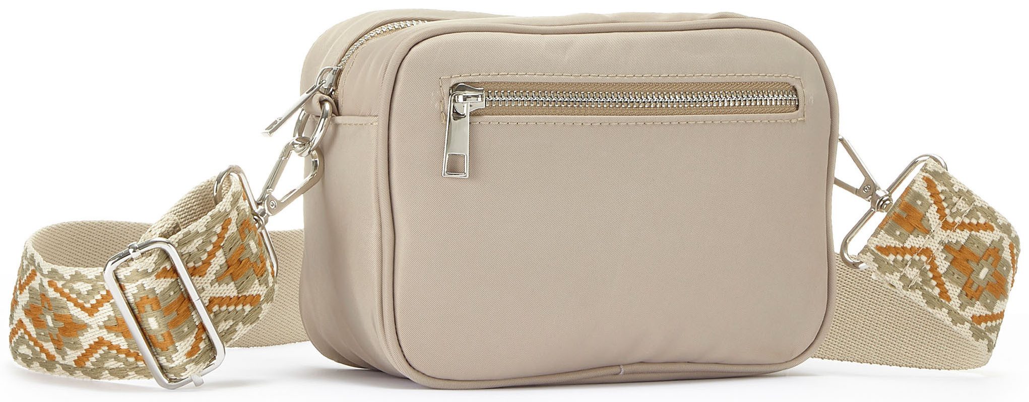 LASCANA Umhängetasche Minibag, Handtasche, Crossbody-Bag mit auswechselbaren Schulterriemen VEGAN