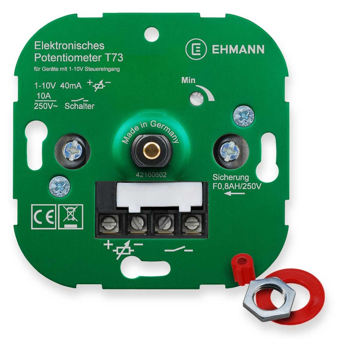 Ehmann Drehdimmer EHMANN T43 7300x0000 Unterputz Dimmer