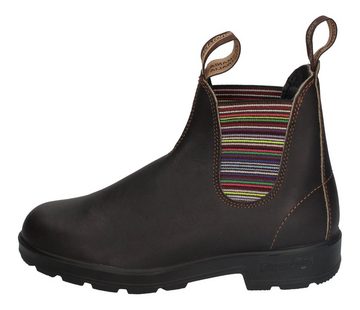 Blundstone 1409 Chelseaboots Stout Brown With Striped Elastics