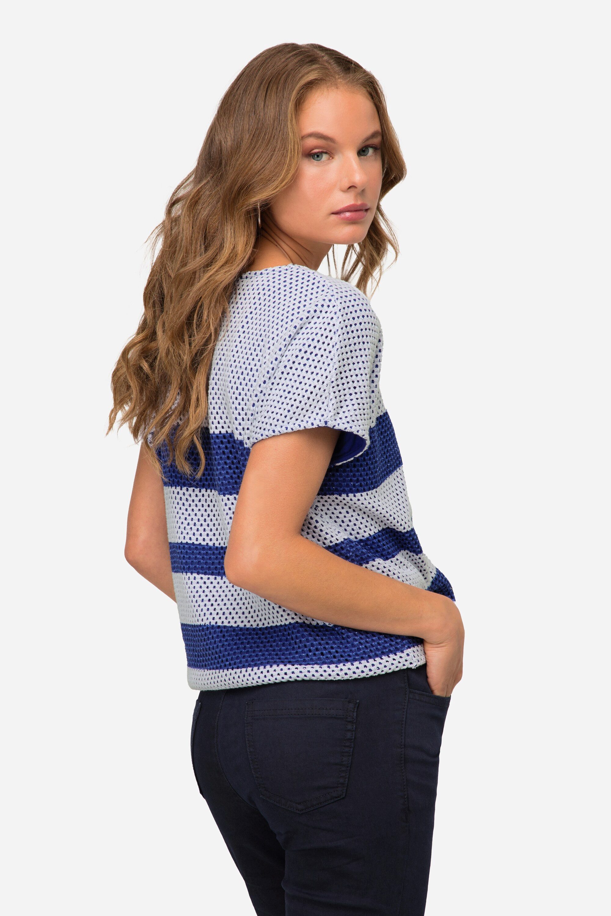 Laurasøn Sweatshirt Sweatshirt oversized doppellagig Streifen