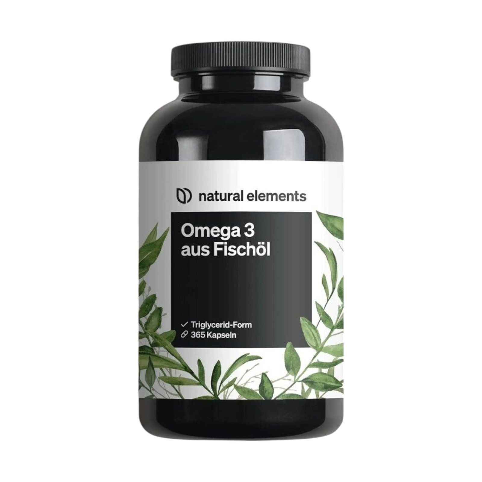 natural elements Omega 3 aus Fischöl Kapseln (365 Stk) Kapseln