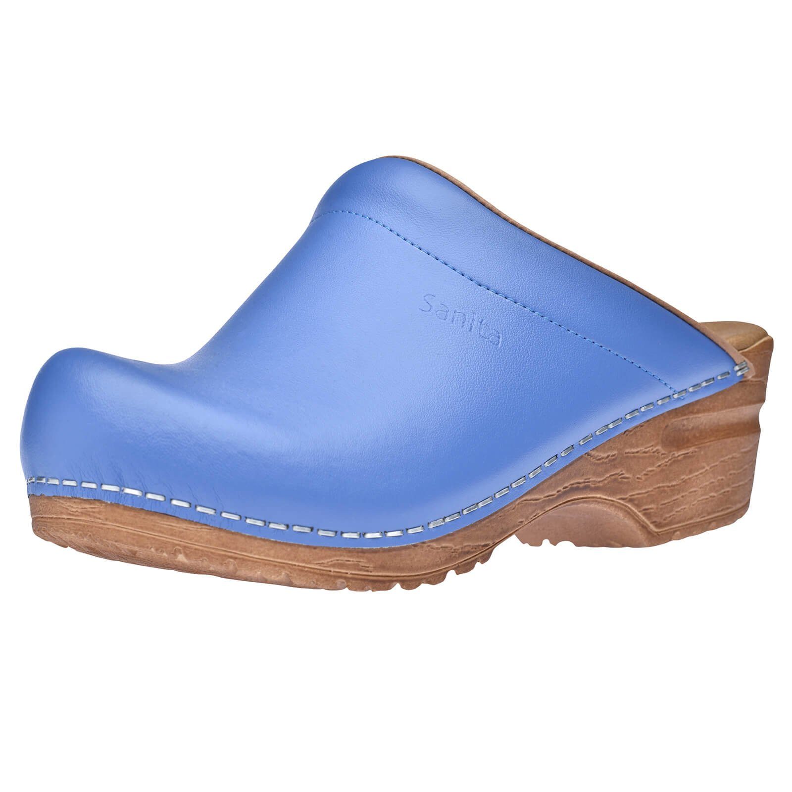 Original-Sandra Open Clog Blue Sandale