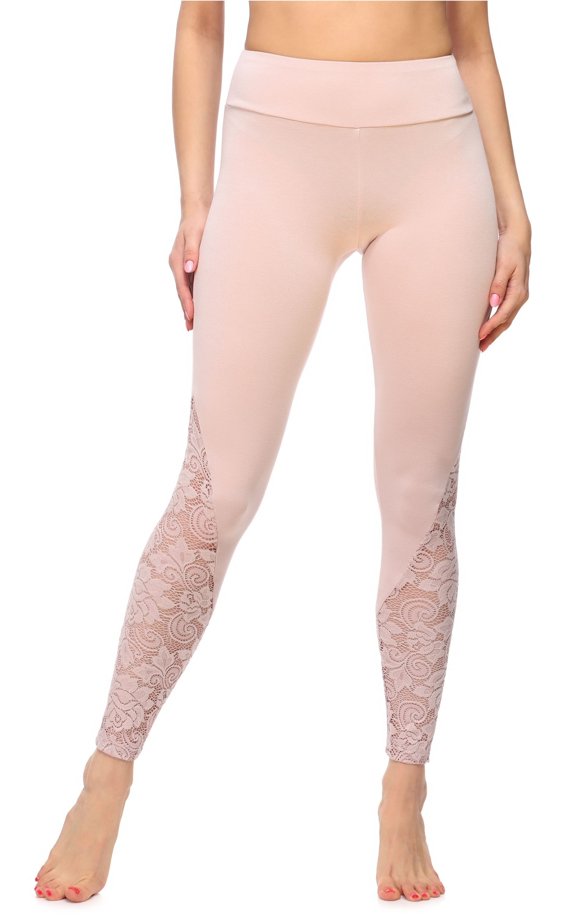 Leggings Damen Lange Leggings aus Viskose MS10-305