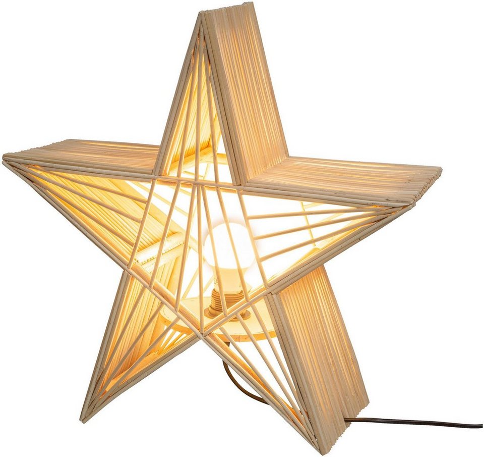 LED Dekolicht Stern, ohne Leuchtmittel, Ø ca. 36 cm, mit Fassung E27