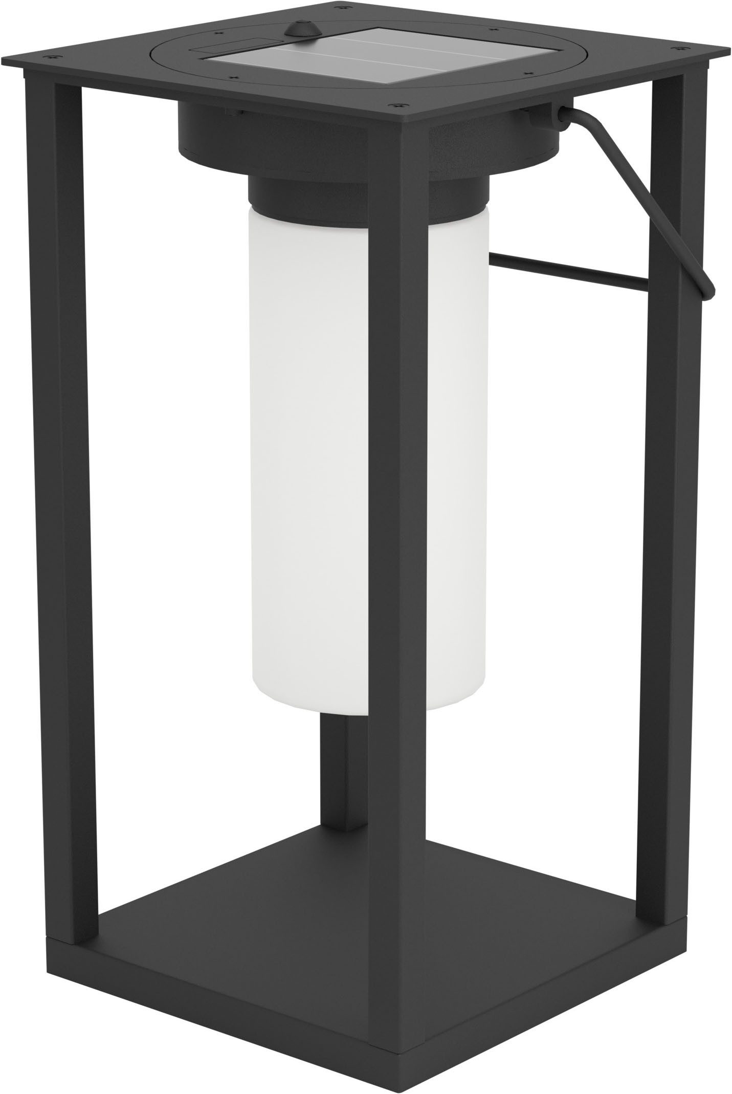 EGLO LED Tischleuchte USIGNI, USB-Anschluss mit Ladefunktion, LED fest integriert, LED Tischlampe solar Usigni, Solarlampe außen