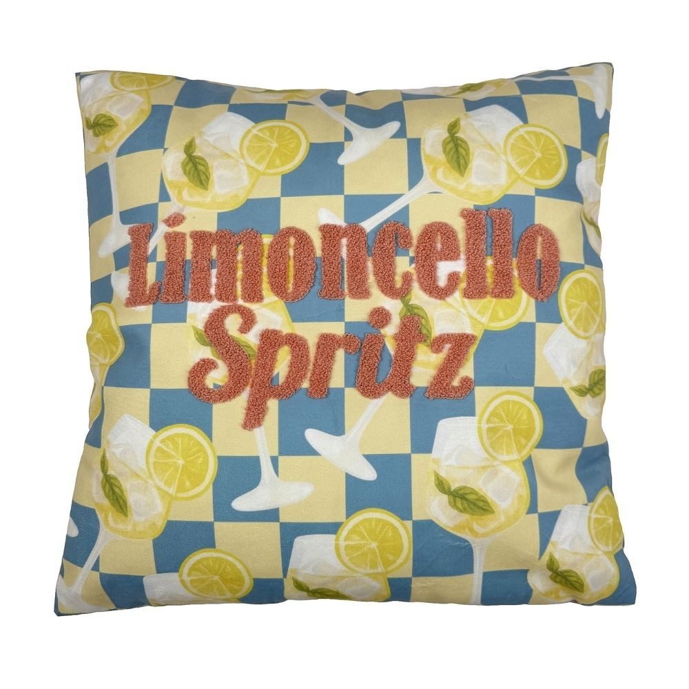 Kersten BV Dekokissen Kissen, Zitronengelb - Limoncello Spritz