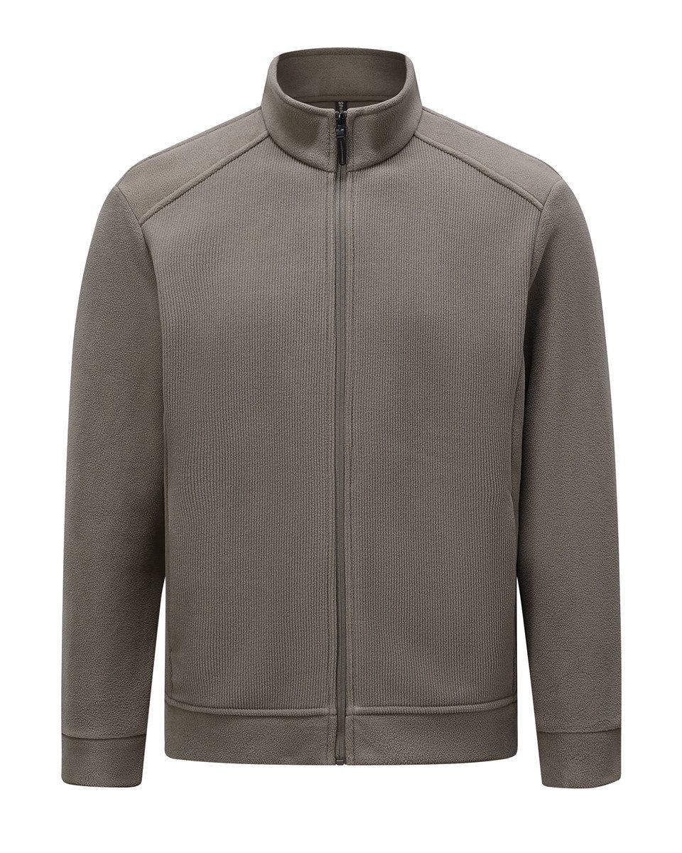 Allthemen Sweatjacke Herren Sweatjacke mit Stehkragen und Reißverschluss Freizeitjacke