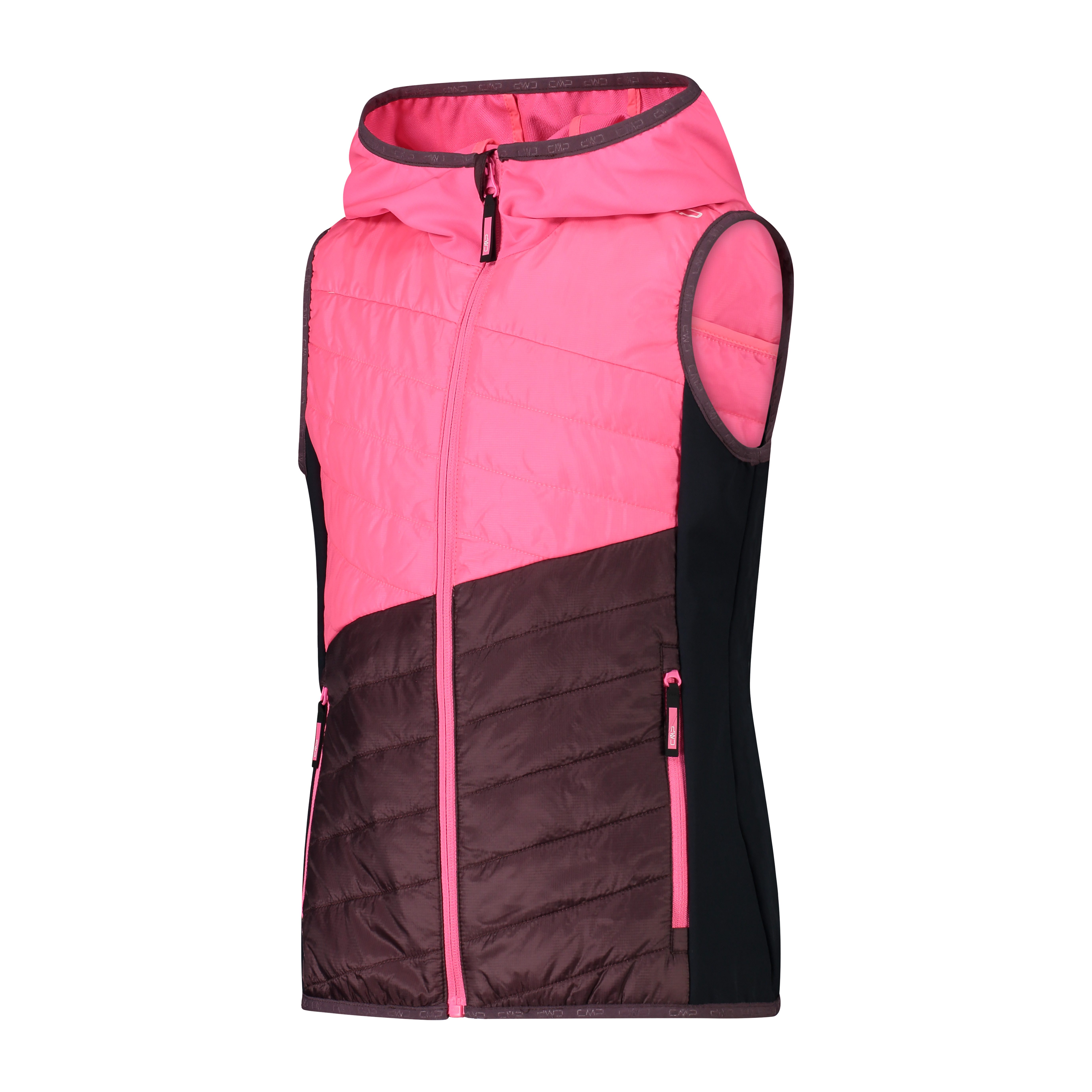 CMP Funktionsweste CMP Mädchen Weste Kid G Hybrid Vest Fix Hood 33Z6985