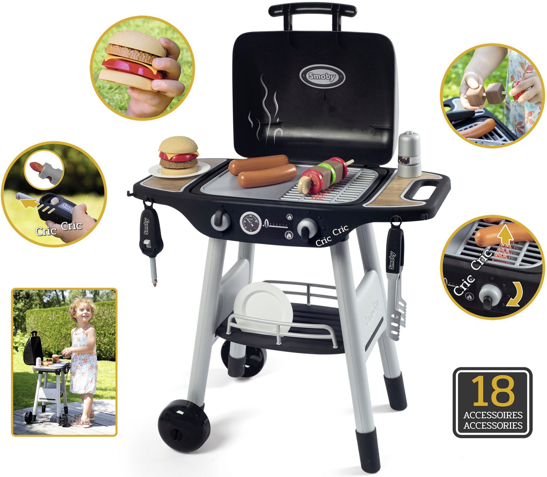 Smoby Kinder-Grill Barbecue, Made in Europe günstig online kaufen