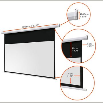 Celexon basic line Motorleinwand (200 x 113cm, 16:9, Gain 1,5)