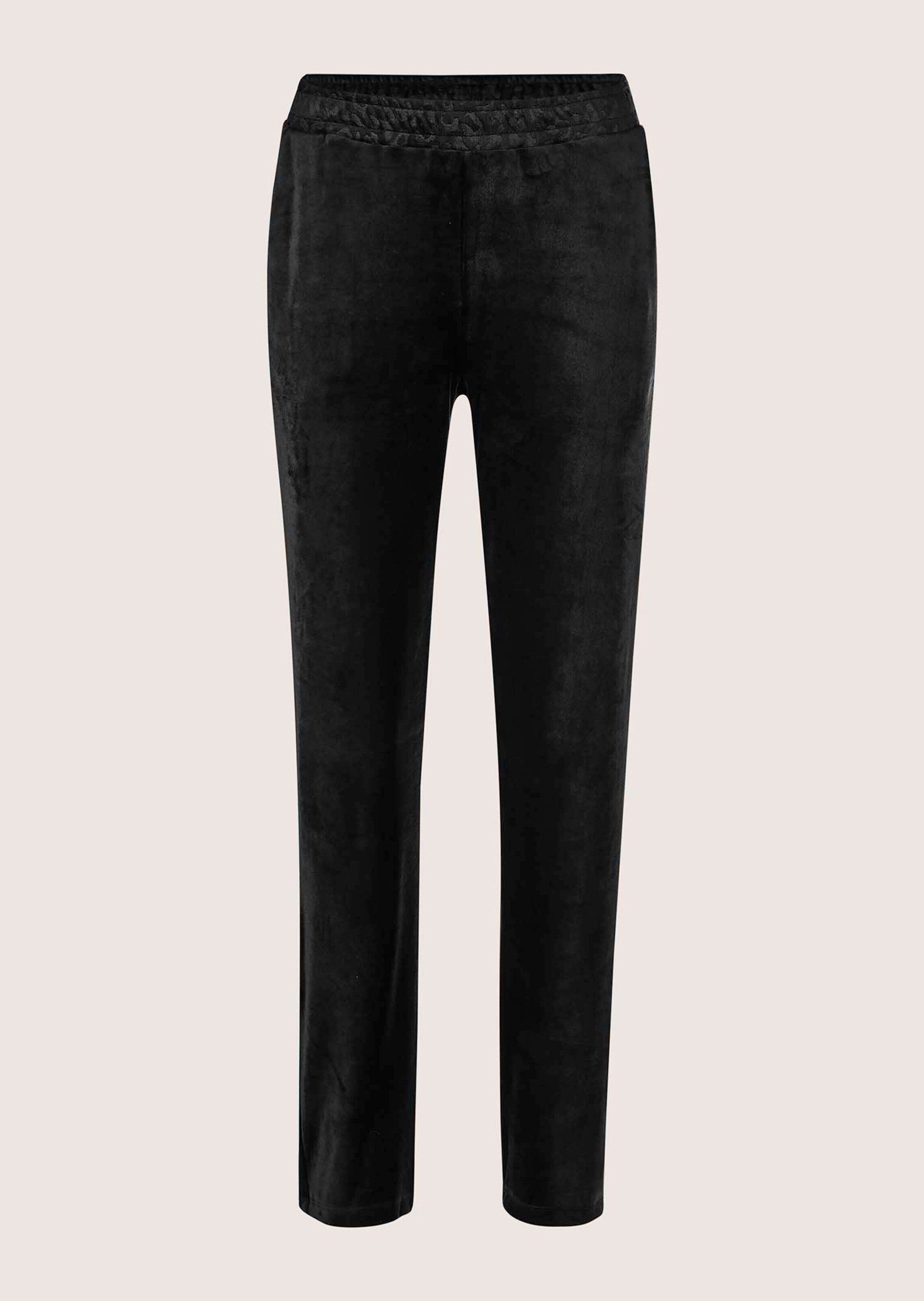 Schlupfhose Elegante Hose mit Leo-Print