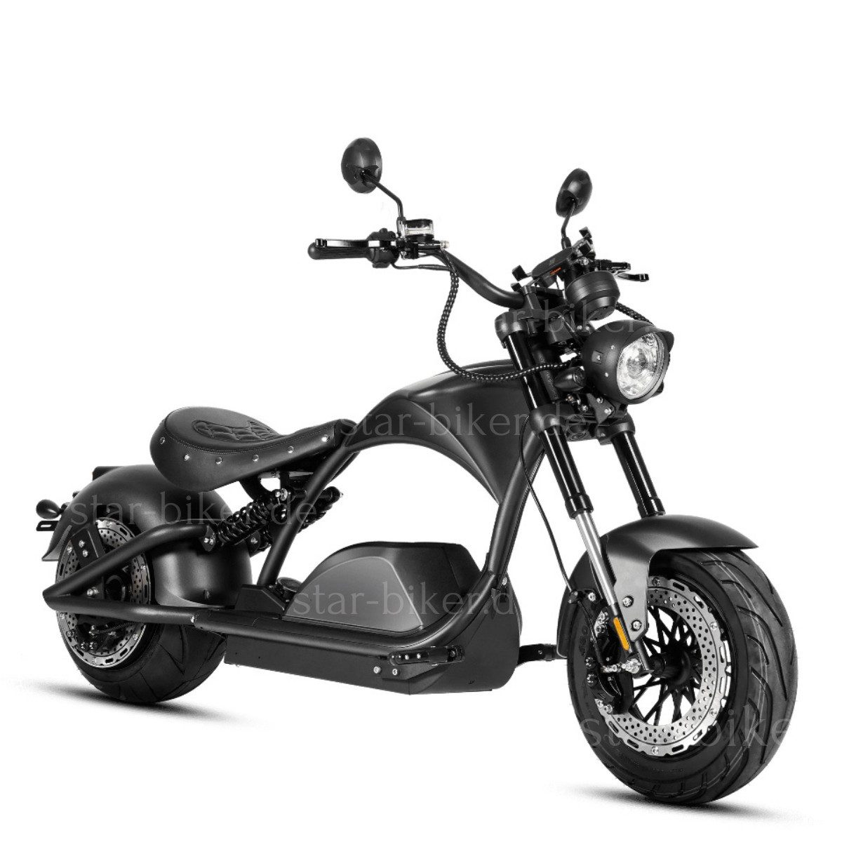 Star-Biker E-Motorrad M1P S Pro - E-Motorrad - E-Chopper - 5000 W, 40Ah, M1PS Mangosteen, 5000,00 W, 85 km/h