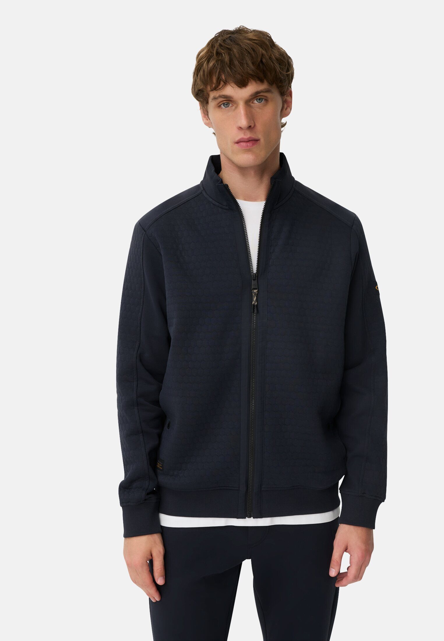 camel active Sweatjacke aus Baumwollmix günstig online kaufen