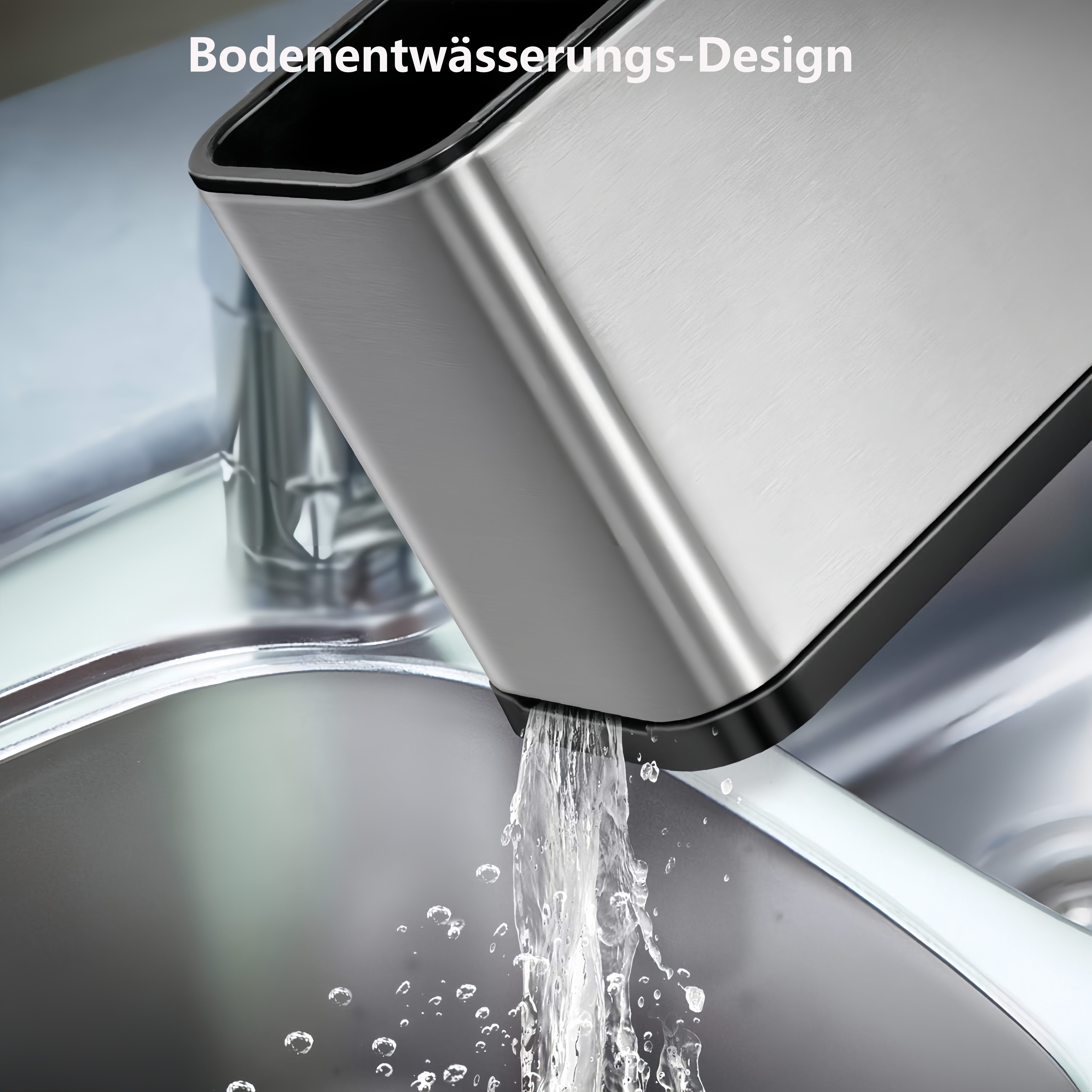 FOUORTUNATE-BEE Besteckhalter für Küche Esszimmer Abtropfschale Besteckkasten für Küchenutensilien, (Besteckorganizer Caddy Halter, Rost und Kratzerfreies Edels – Bild 4 von 5
