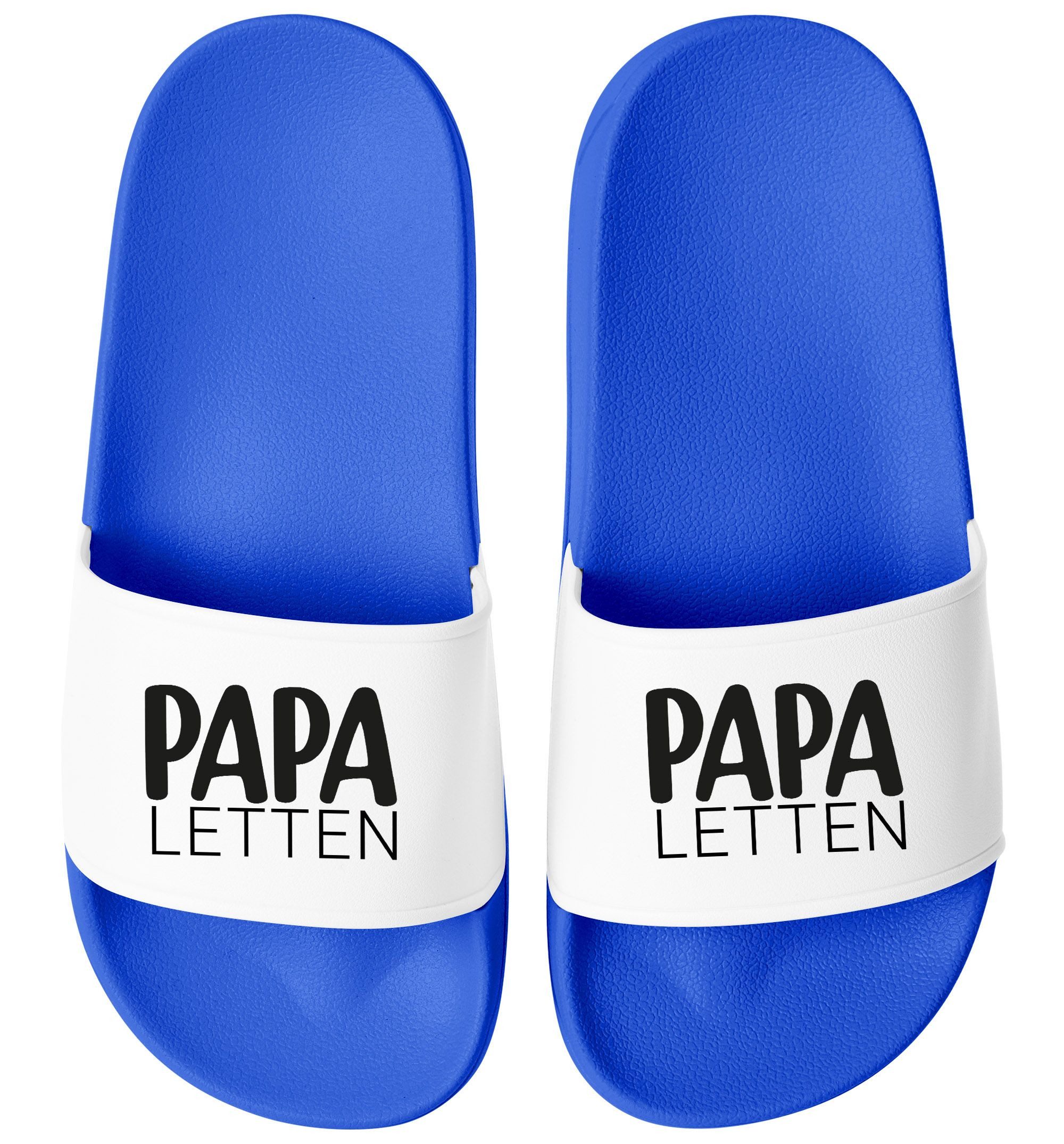 Papa 3 blau-weiß
