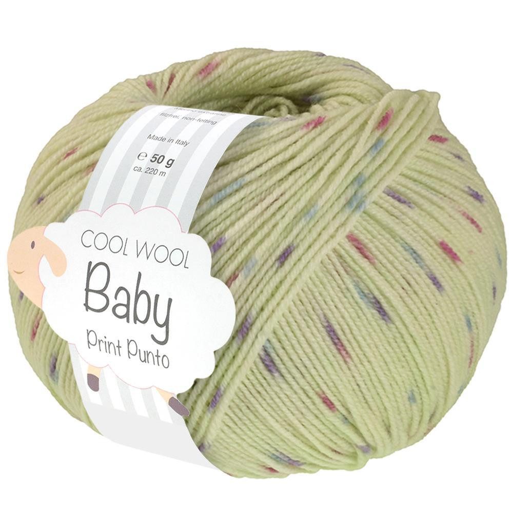 LANA GROSSA Cool Wool Baby Print Punto Häkelwolle, 220 m