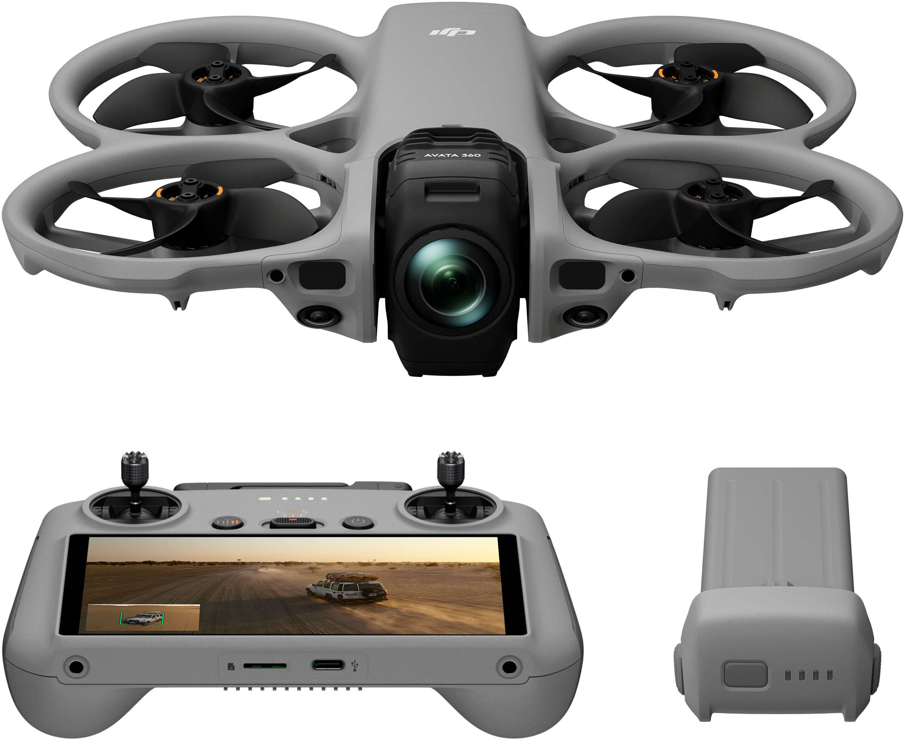 DJI Avata 360 (DJI RC 2) Drohne (8K, Set, RC 2 Fernsteuerung, 1 Akku)