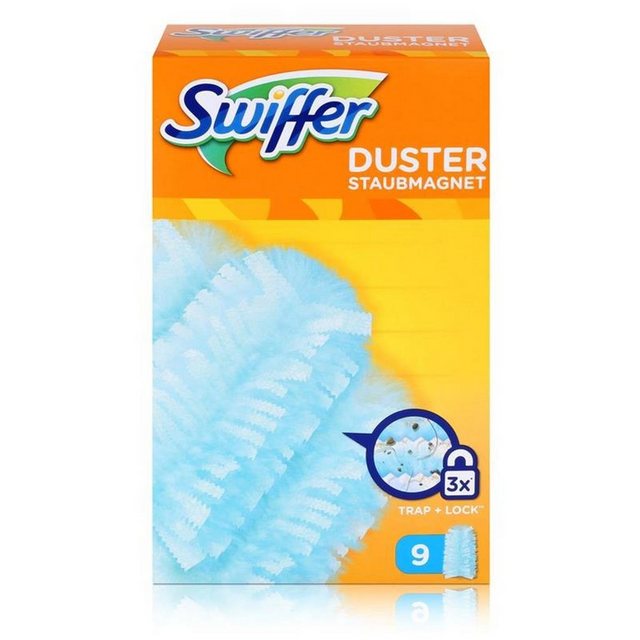 Swiffer Swiffer Staubmagnet Tücher 9er – Nimmt 3x mehr Staub und Haare auf Reinigungstücher