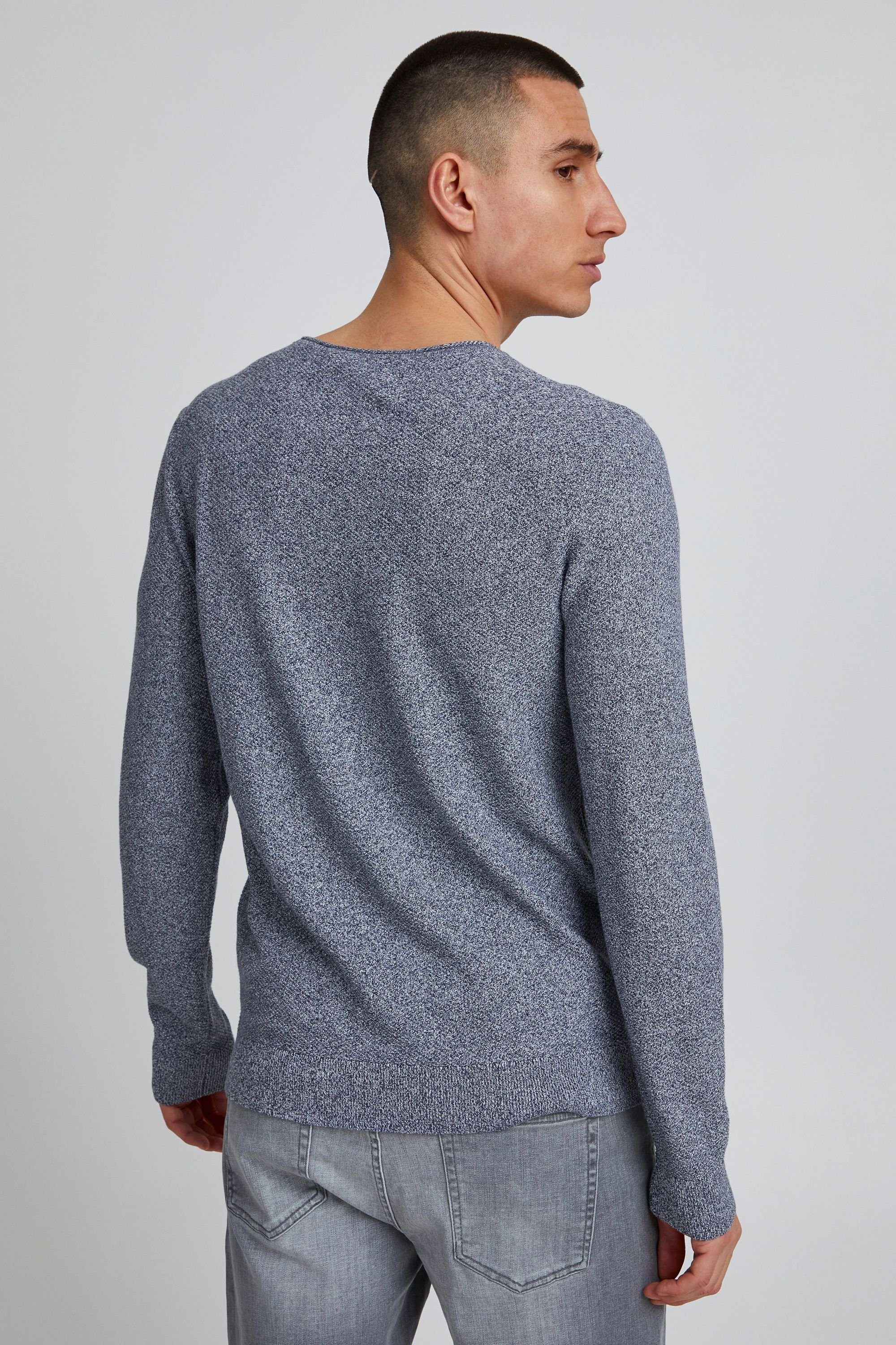 Blend Strickpullover bhpullover Stilvoller Feinstrick-Pullover mit Rundhalsausschnitt