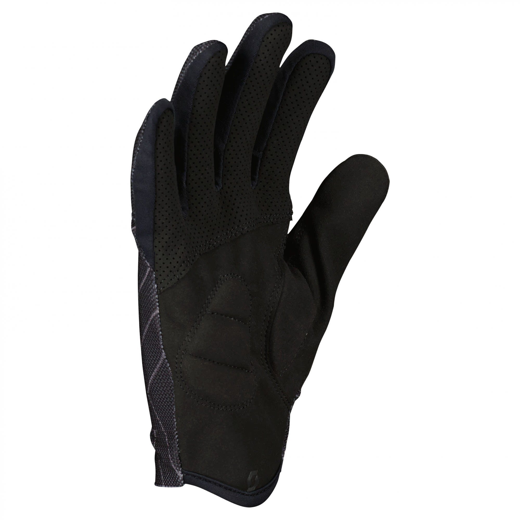 Accessoires Scott Glove Team Scott Lf Dark Fleecehandschuhe Black Grey - Rc