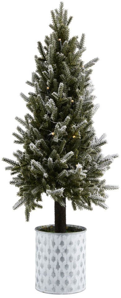 Schneider LED Baum Deko-Tännchen, LED fest integriert, bernsteinfarben,  Weihnachtsdeko mit 20 LEDs, Höhe ca. 66 cm